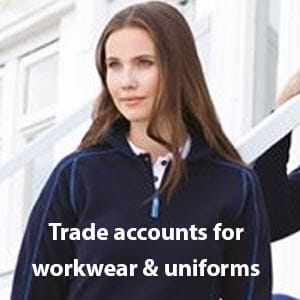 trade account application workwear & uniform | Dynamic Embroidery Personalised workwear & Uniform